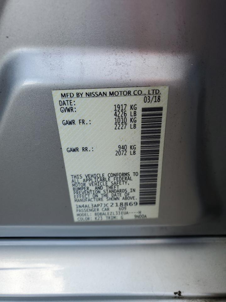 1N4AL3AP7JC218869 NISSAN ALTIMA 2018