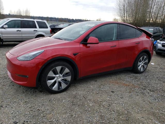 Lot #2501607758 2022 TESLA MODEL Y salvage car