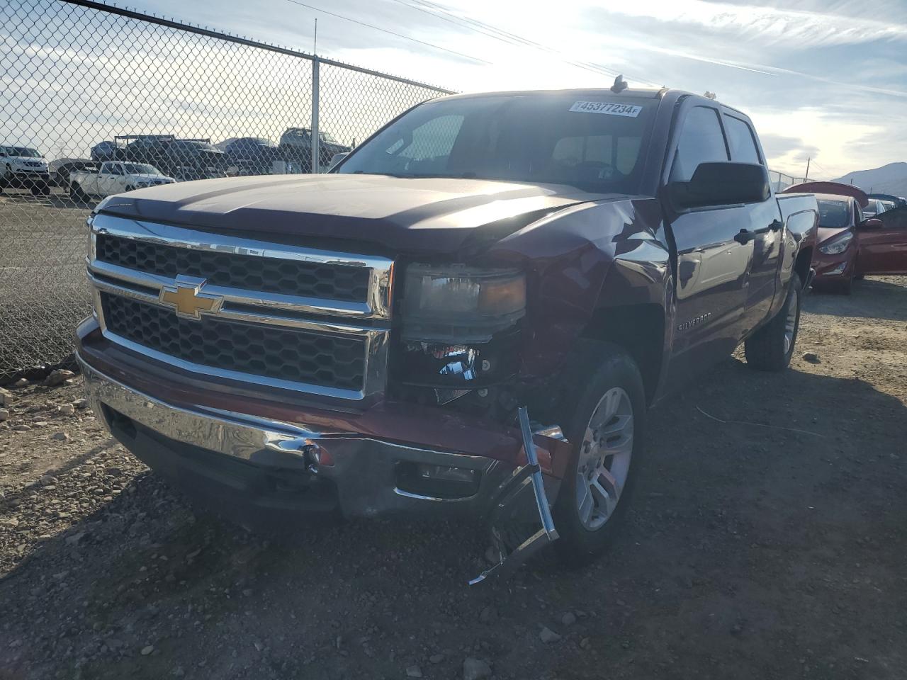 3GCUKREC4EG121166 2014 Chevrolet Silverado K1500 Lt