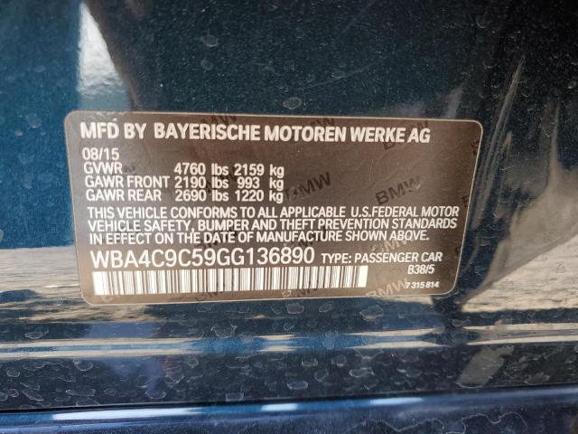 2016 BMW 428 XI GRA WBA4C9C59GG136890