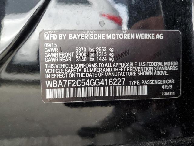 VIN WBA7F2C54GG416227 2016 BMW 7 Series, 750 XI no.13