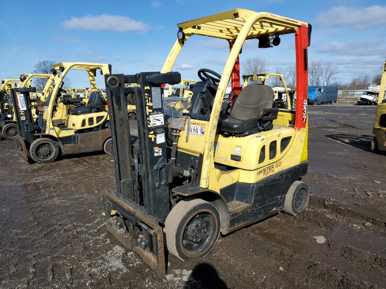 Lot #3242791961 2008 HYST FORKLIFT
