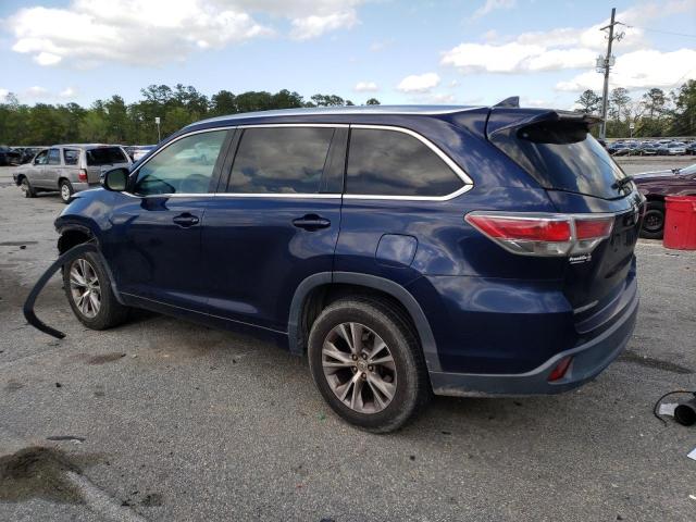 VIN 5TDKKRFH9ES009207 2014 Toyota Highlander, Xle no.2