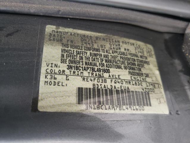 2011 Nissan Versa S VIN: 3N1BC1AP7BL491600 Lot: 45932164