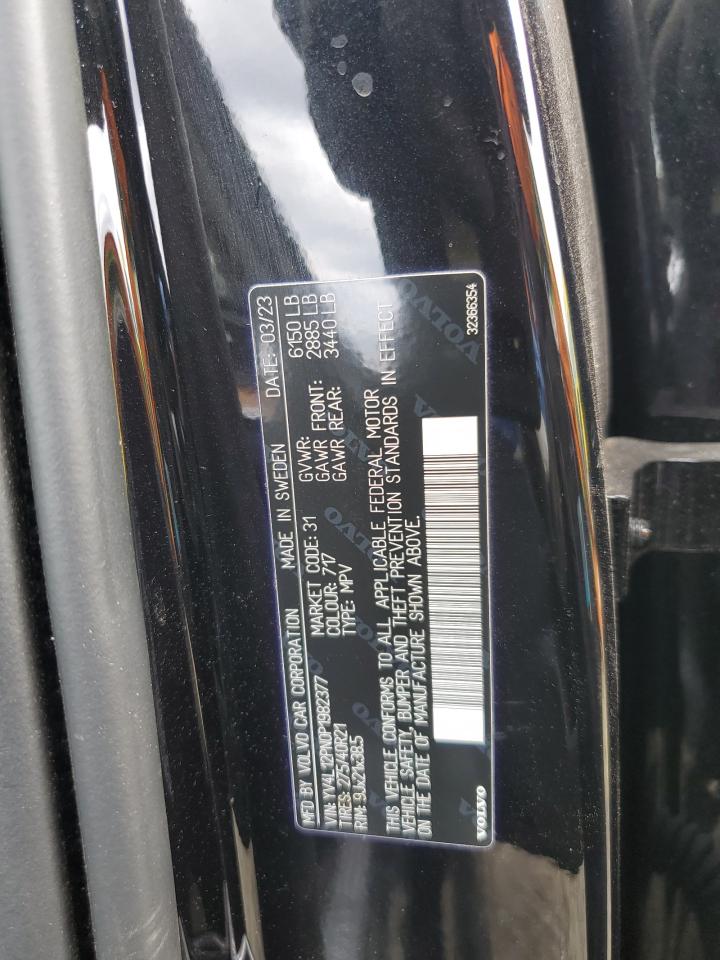 2023 Volvo Xc90 Plus vin: YV4L12PN0P1982377