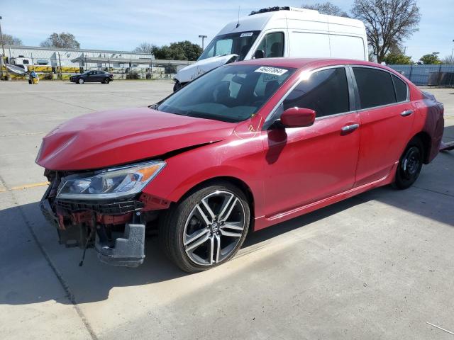 2017 Honda Accord Sport VIN: 1HGCR2F5XHA255814 Lot: 46437864