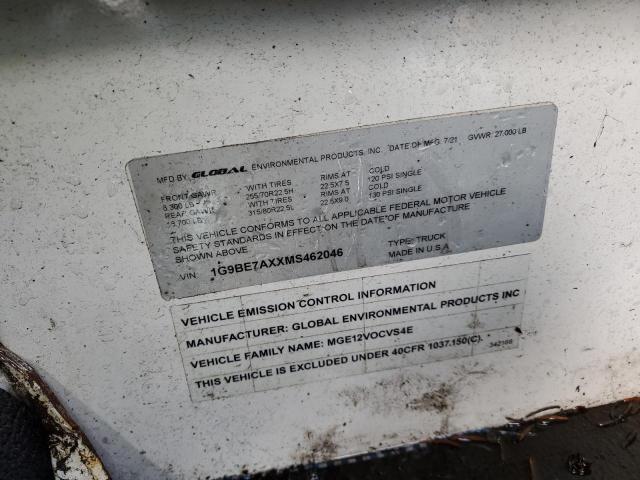 VIN 1G9BE7AXXMS462046 2021 Other Sweeper no.13