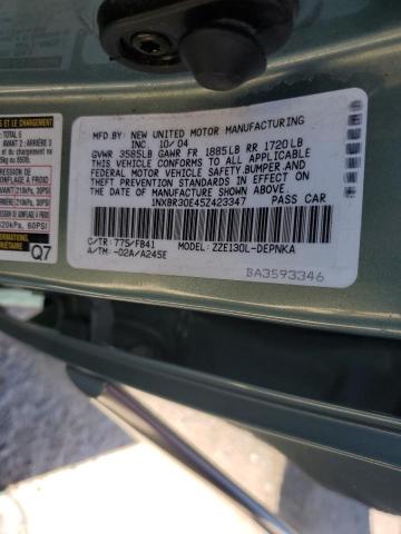 2005 Toyota Corolla Ce VIN: 1NXBR30E45Z423347 Lot: 44794034