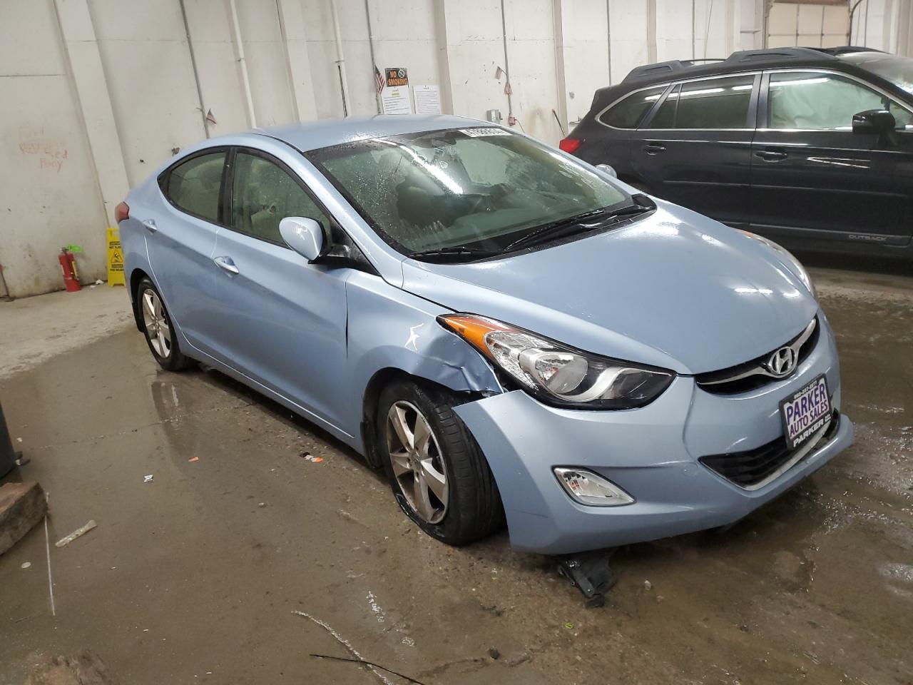 KMHDH4AEXDU533589 2013 Hyundai Elantra Gls