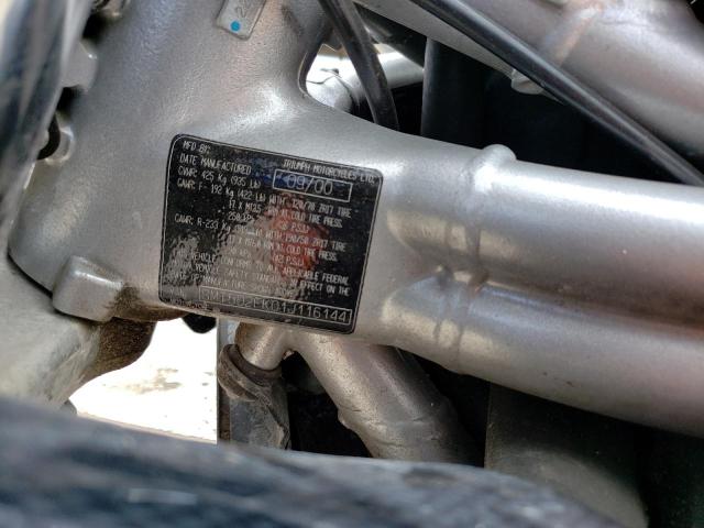2001 TRIUMPH MOTORCYCLE DAYTONA 95 SMT502FK01J116144