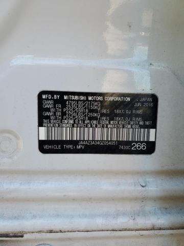 2016 MITSUBISHI OUTLANDER - JA4AZ3A34GZ054051