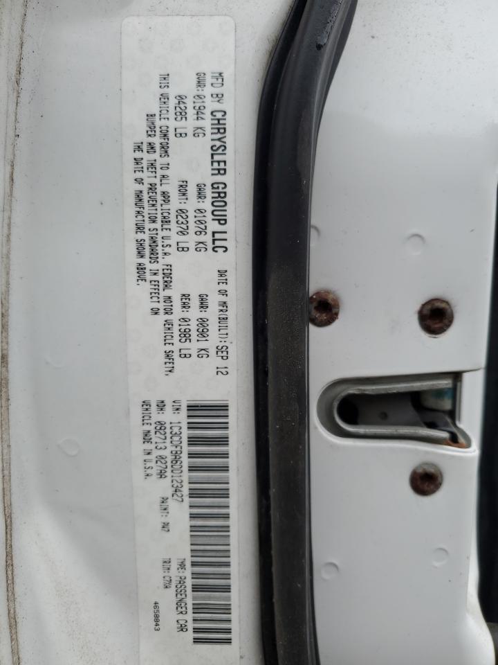 1C3CDFBA6DD123427 2013 Dodge Dart Sxt