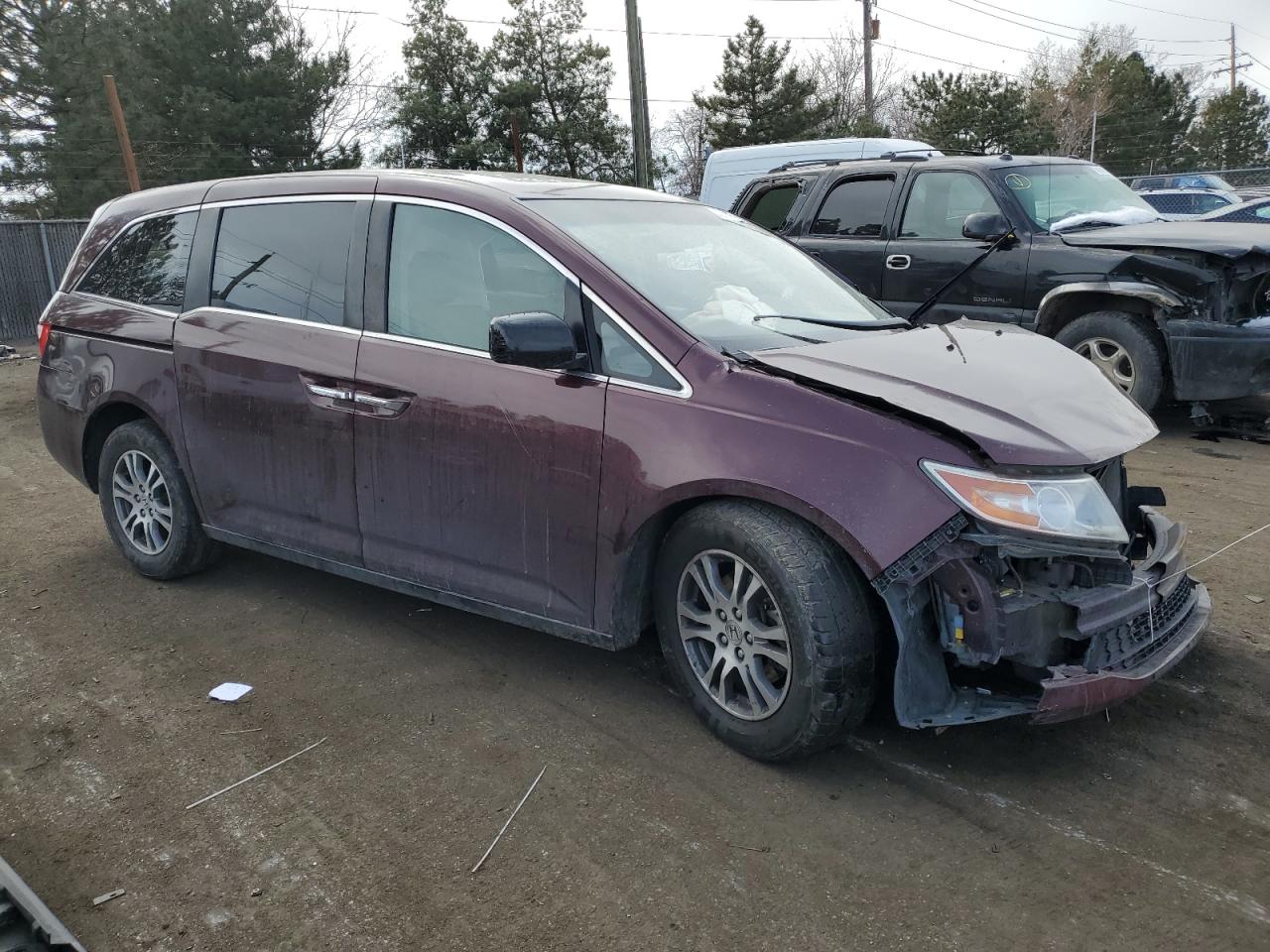 5FNRL5H65DB080780 2013 Honda Odyssey Exl