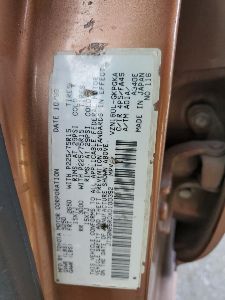 JT3GN86R0X0100392 1999 Toyota 4Runner Sr5