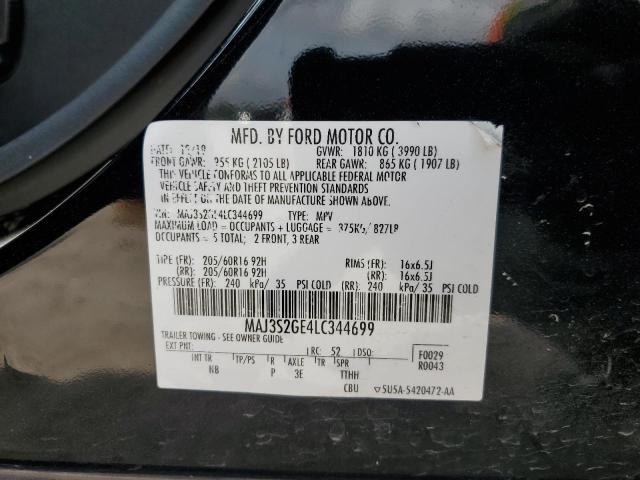 2020 Ford Ecosport Se VIN: MAJ3S2GE4LC344699 Lot: 51475084