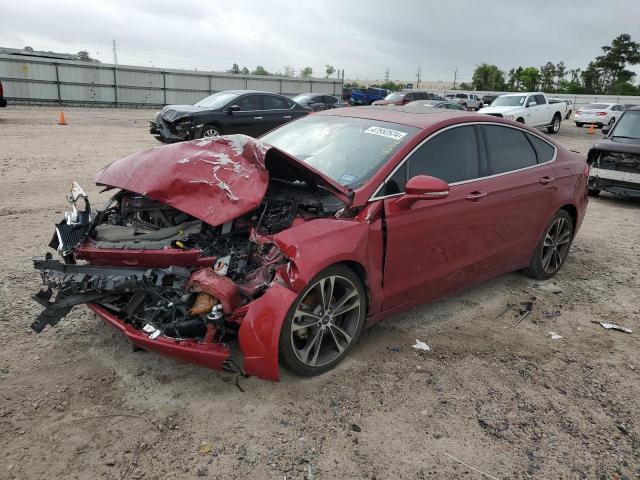 Lot #2494524172 2019 FORD FUSION TIT salvage car