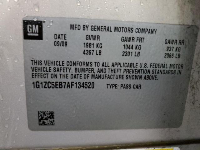 2010 Chevrolet Malibu 1Lt VIN: 1G1ZC5EB7AF134520 Lot: 48307224