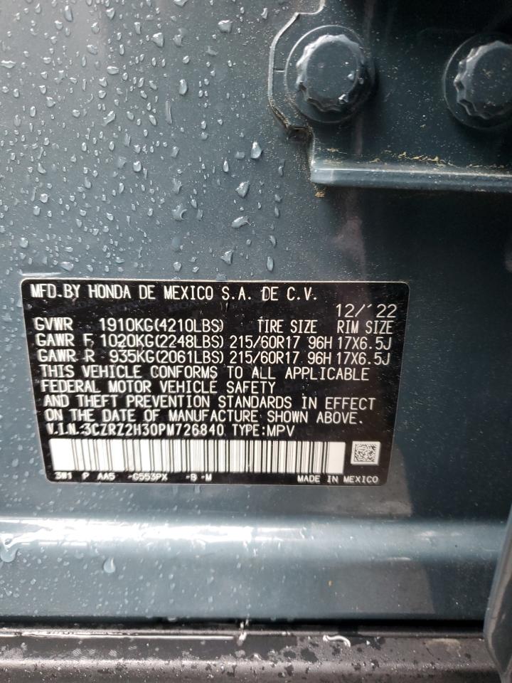 3CZRZ2H30PM726840 HONDA HR-V 2023