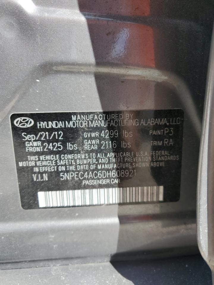 5NPEC4AC6DH608921 2013 Hyundai Sonata Se