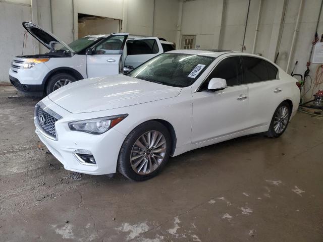 Lot #2457519197 2021 INFINITI Q50 LUXE salvage car