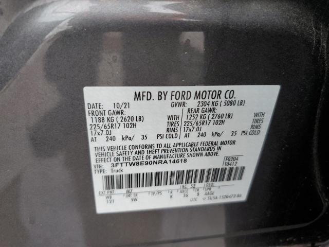 2022 Ford Maverick Xl VIN: 3FTTW8E90NRA14618 Lot: 46211934