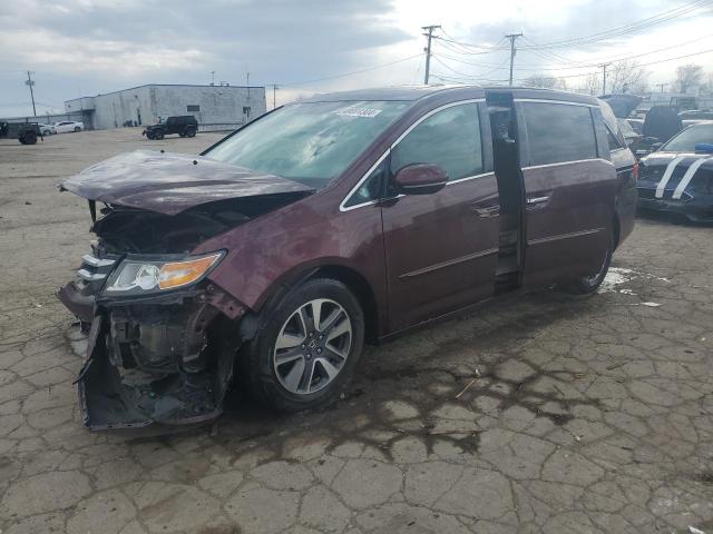 Lot #2473626214 2014 HONDA ODYSSEY TO salvage car