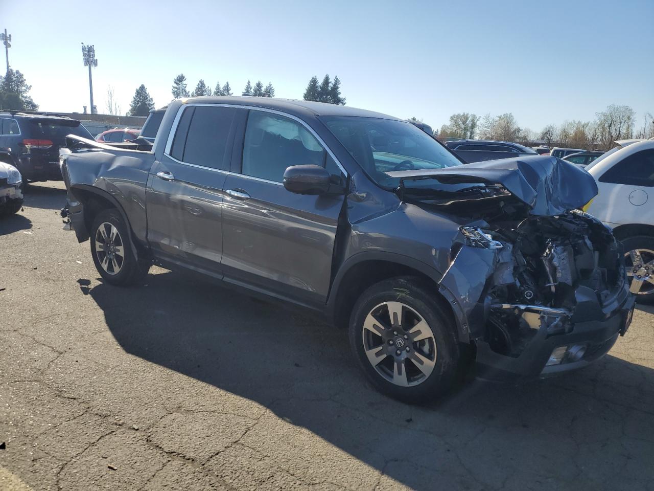 2019 Honda Ridgeline Rtl vin: 5FPYK3F70KB005603