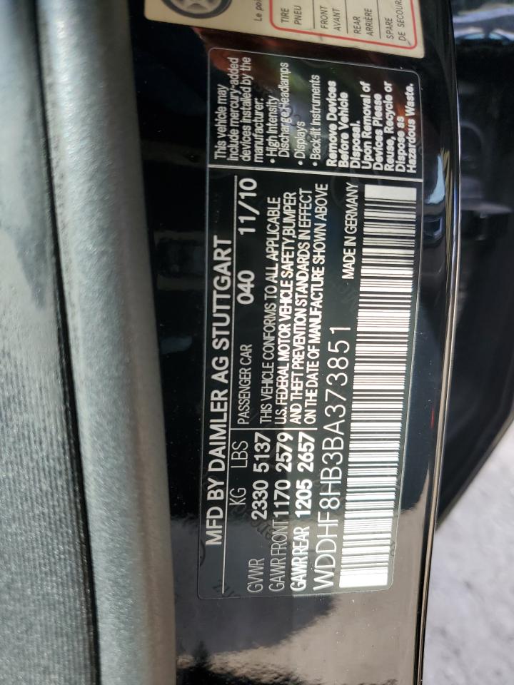 WDDHF8HB3BA373851 2011 Mercedes-Benz E 350 4Matic