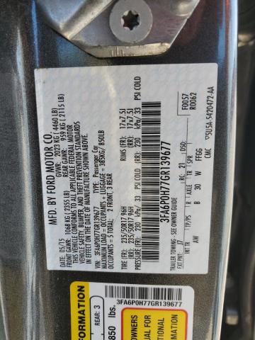 2016 FORD FUSION SE - 3FA6P0H77GR139677