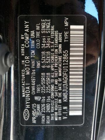 2015 HYUNDAI TUCSON LIM - KM8JU3AG0FU112865