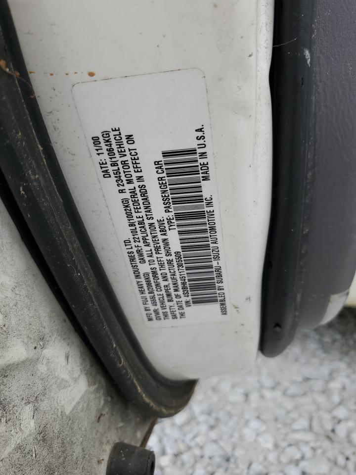 4s3bh645117305509 4S3BH645117305509 2001 Subaru Legacy Gt