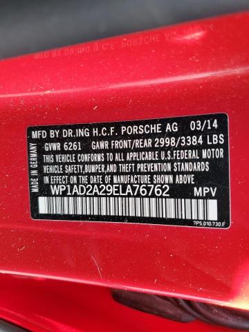Lot #2452790739 2014 PORSCHE CAYENNE GT salvage car