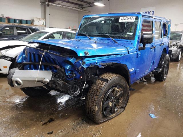 Lot #2444918718 2015 JEEP WRANGLER U salvage car