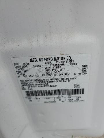 2007 Ford F150 VIN: 1FTRF14WX7KB42221 Lot: 49008814