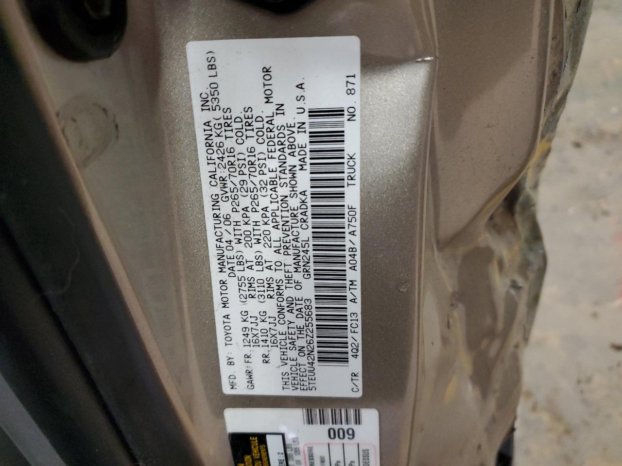 1GCHC23U16F261549 2006 Chevrolet Silverado 2500Hd Work Truck