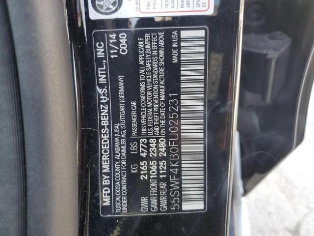 Lot #2475944912 2015 MERCEDES-BENZ C 300 4MAT salvage car