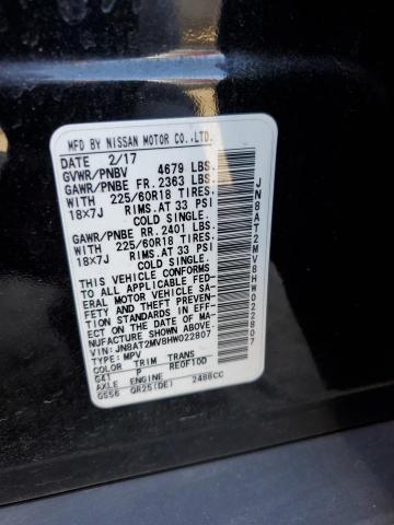 2017 NISSAN ROGUE S - JN8AT2MV8HW022807