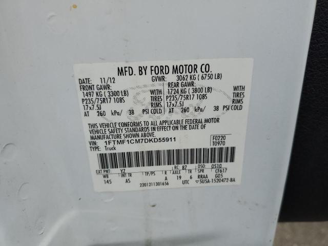 2013 Ford F150 VIN: 1FTMF1CM7DKD55911 Lot: 48242564