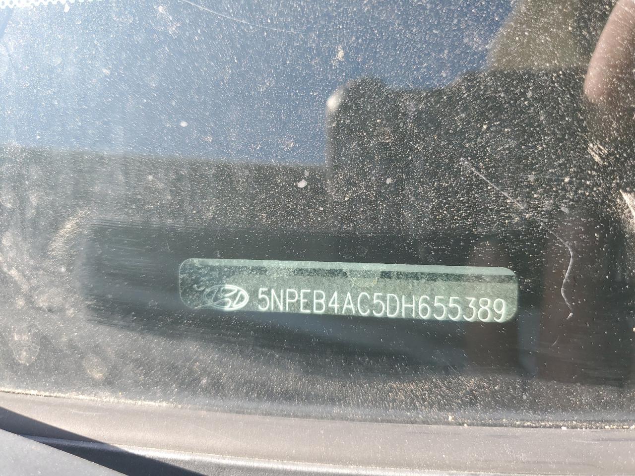 5NPEB4AC5DH655389 2013 Hyundai Sonata Gls