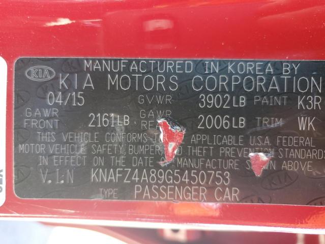 Lot #2469279684 2016 KIA FORTE EX salvage car