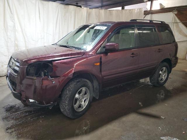 Lot #2455206377 2008 HONDA PILOT EXL salvage car