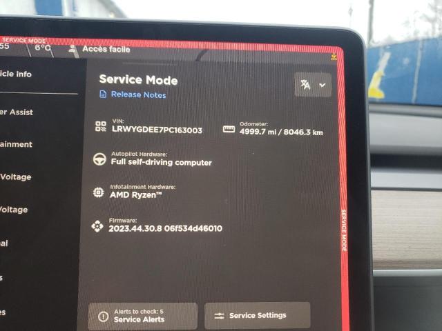 2023 TESLA MODEL Y - LRWYGDEE7PC163003