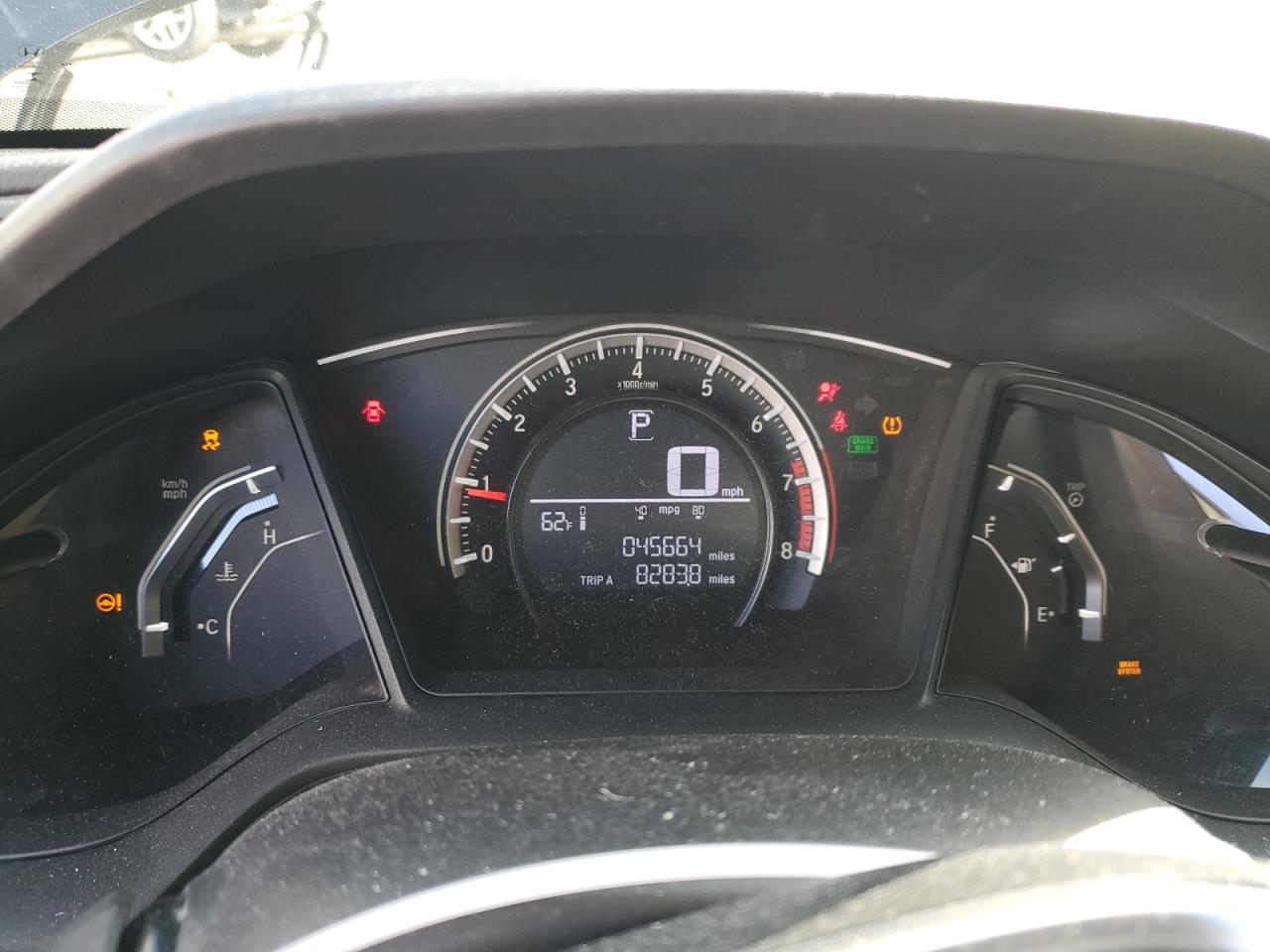 19XFC2F55GE207484 HONDA CIVIC 2016