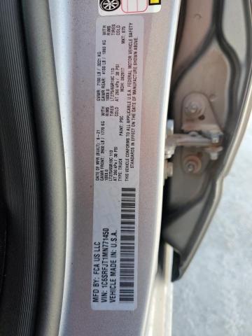 2021 RAM 1500 LARAM - 1C6SRFJT1MN771450