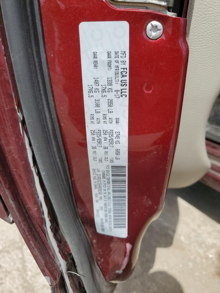 2C4RDGCG5HR858160 2017 Dodge Grand Caravan Sxt