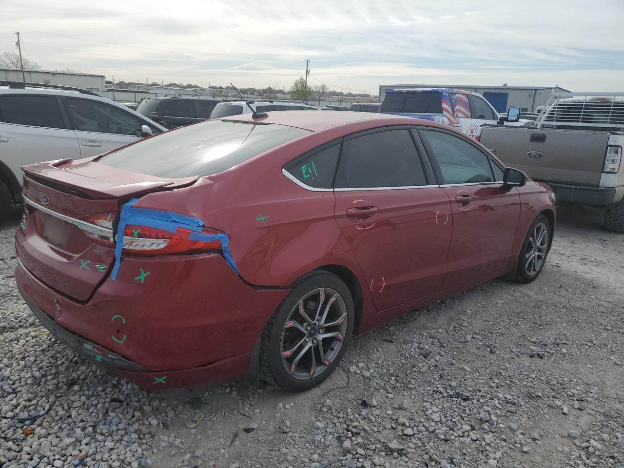 3FA6P0H75HR158018 FORD FUSION 2017