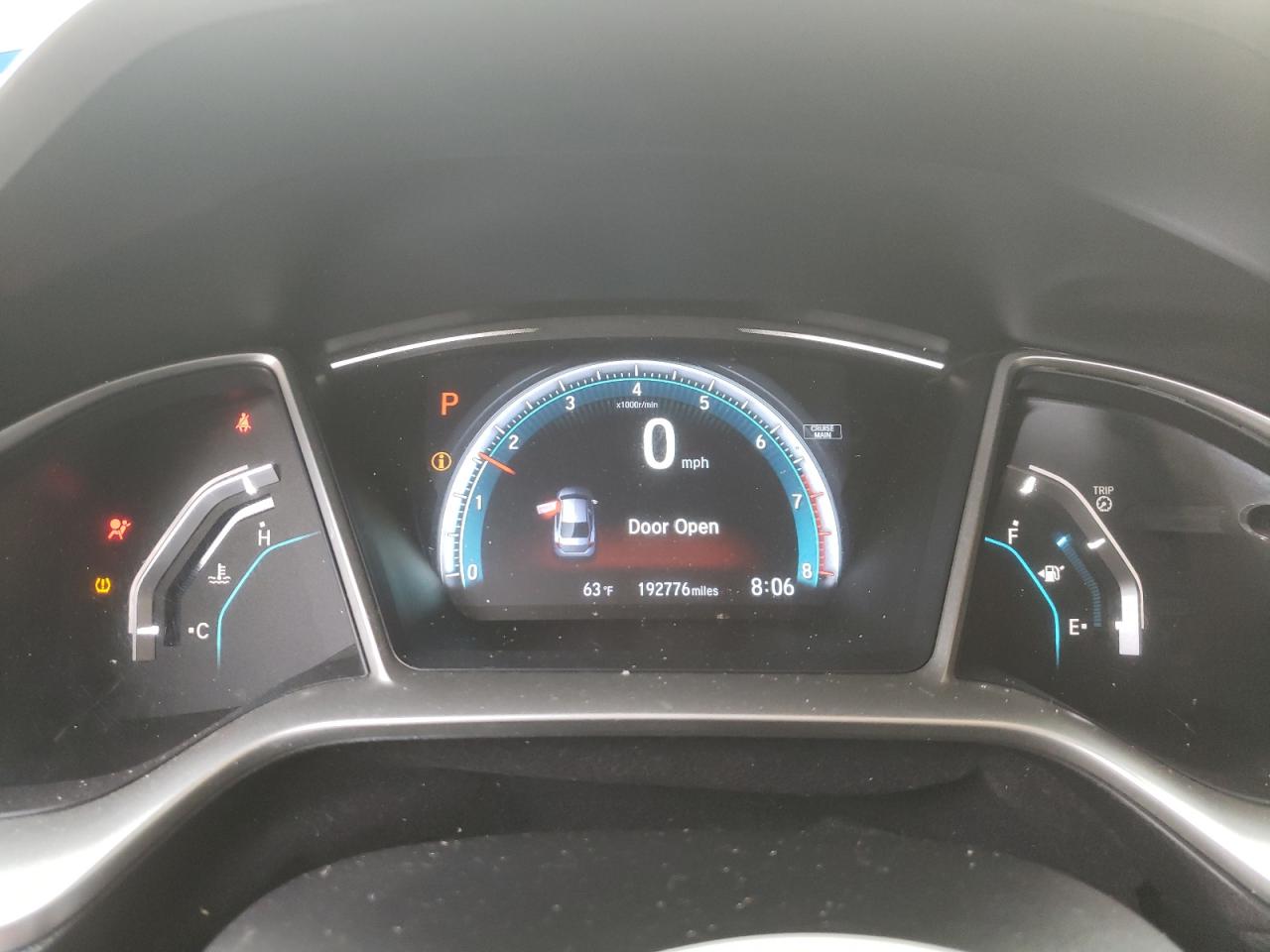 19XFC2F7XGE056062 HONDA CIVIC 2016