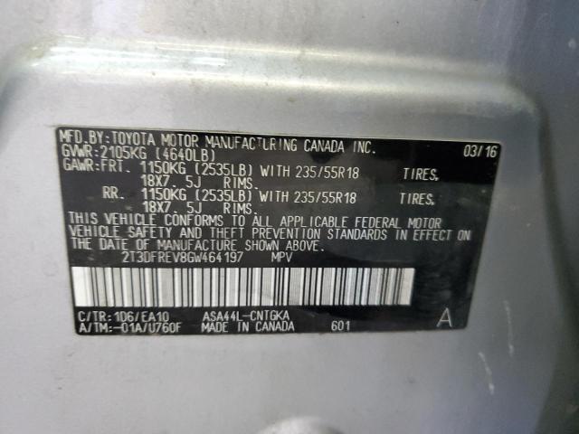 2016 TOYOTA RAV4 LIMIT - 2T3DFREV8GW464197