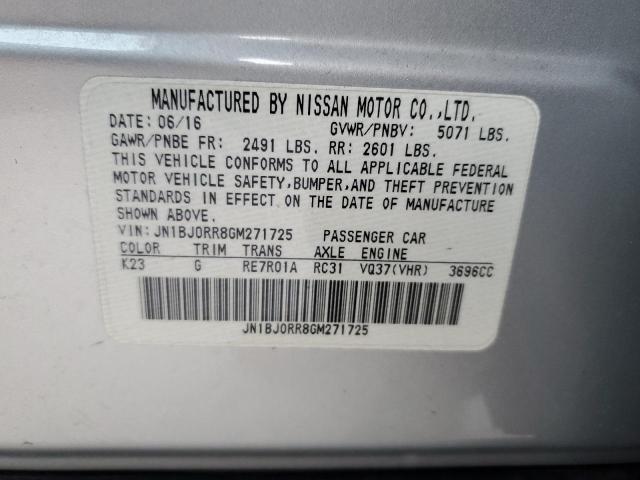 JN1BJ0RR8GM271725 2016 Infiniti Qx50