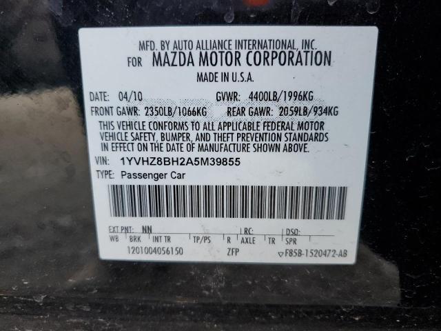 2010 Mazda 6 I VIN: 1YVHZ8BH2A5M39855 Lot: 47859444